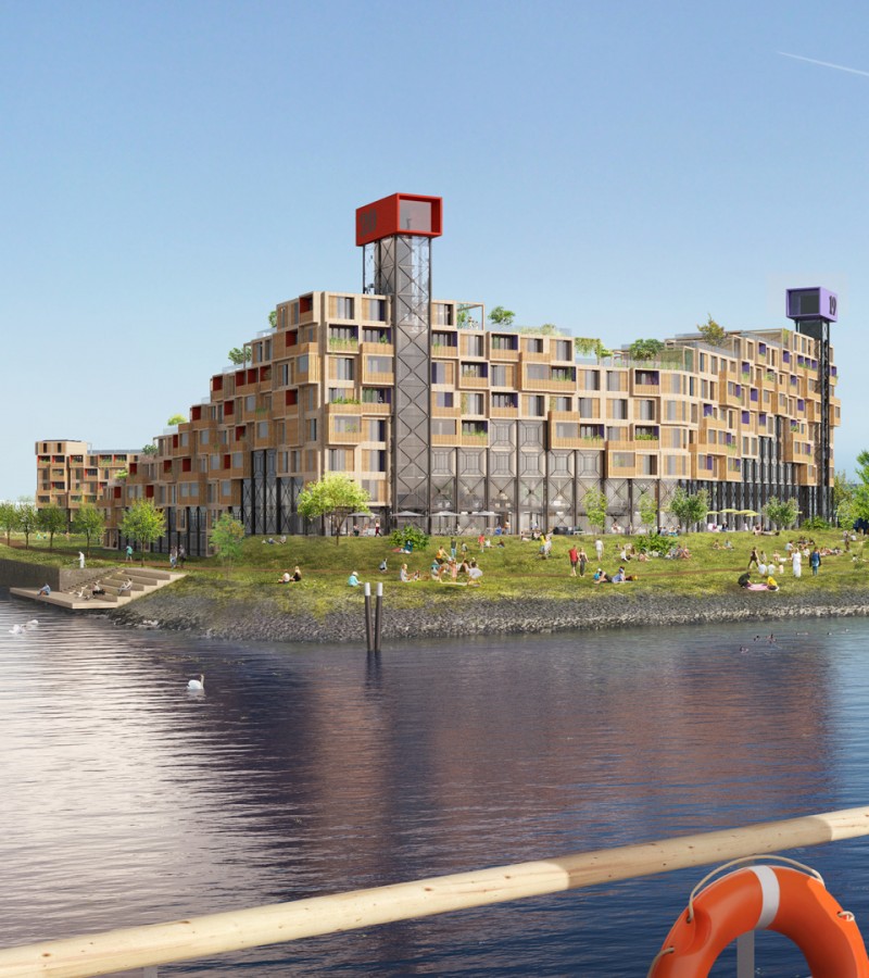 visualisatie rotterdam maas community industrieel karakter containers